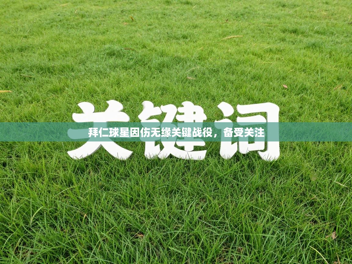 拜仁球星因伤无缘关键战役,备受关注